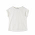 【日本製】 tシャツ レディース 半袖 インナー 柔らかい 薄手 無地 ショートスリーブ オフホワイト(FL23SS-21W-owh)